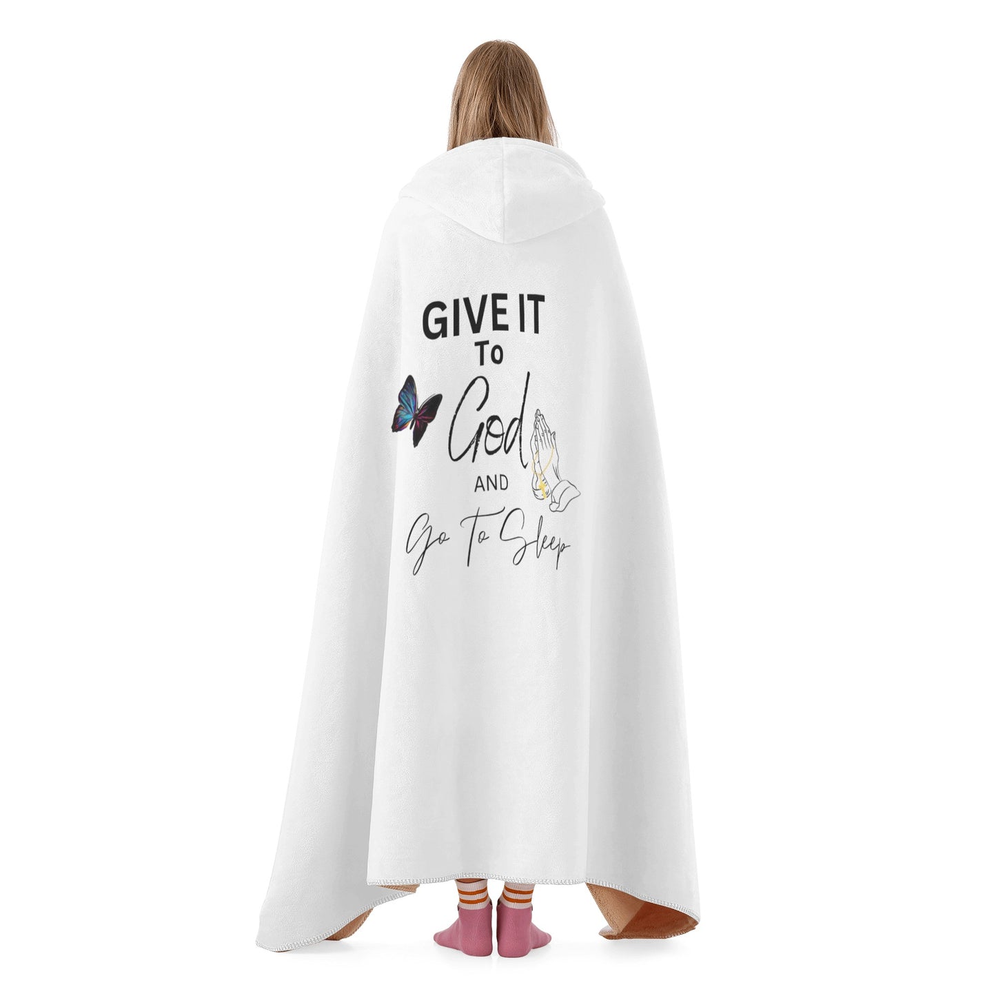 Give It To God Hooded Blanket