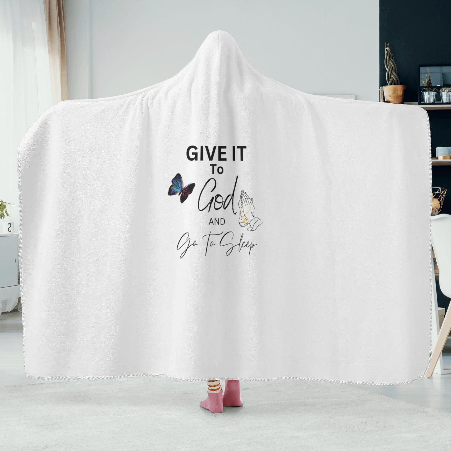 Give It To God Hooded Blanket